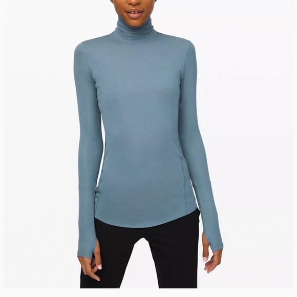 lululemon athletica Tops - “Full day ahead” light blue lululemon turtleneck